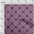 thumbnail image 2 of oneOone Rayon Purple Fabric Asian Suzani Fabric For Sewing Printed Craft Fabric By The Yard 56 Inch Wide, 2 of 5