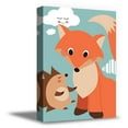 thumbnail image 1 of Awkward Styles Cute Forest Animals Canvas Wall Art Kids Room Wall Art Animals Lovers Gifts Ready to Hang Canvas for Children Newborn Baby Room Wall Decor Forest Wallpapers Made in USA Modern Art, 1 of 6