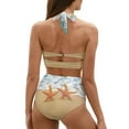 thumbnail image 2 of Suhoaziia Women Bikinis Two Piece Set Beach Starfish Skin-Friendly Sporty Ladies Swimsuits,Tie Closure Bathing Suits Ladies Swimsuits for Tropical Summer Size XL, 2 of 6