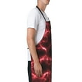 thumbnail image 3 of Lsque Red Line Waterproof Apron Chef Aprons for Men Heavy Duty Chemical Work Apron Extra Long Grilling Aprons with Adjustable Bib Apron, 3 of 9