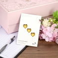 thumbnail image 5 of Uxcell 144 Pcs Heart Rhinestone 10mm Self Adhesive Gems Stickers Jewelry Stickers for Arts & Crafts, DIY Gold, 5 of 6