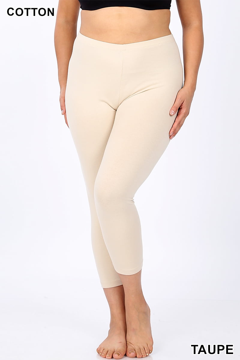 Zenana Premium Cotton Capri 3/4 Length 