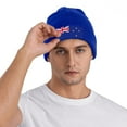 thumbnail image 2 of Flag Of New-Zealand Beanie Hat Knit Hat Skull Cap for Men Women Winter Hat Blue, 2 of 4