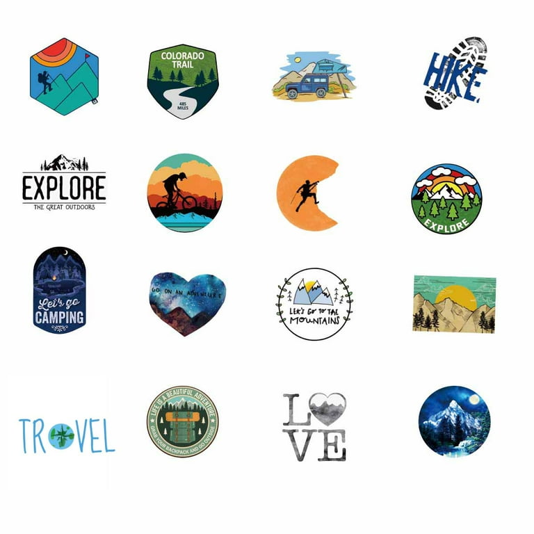 Squiddy Denver Airport DEN Code Vinyl Sticker - 3 Inch Travel Luggage Tag Decal For Laptop Water Bottle