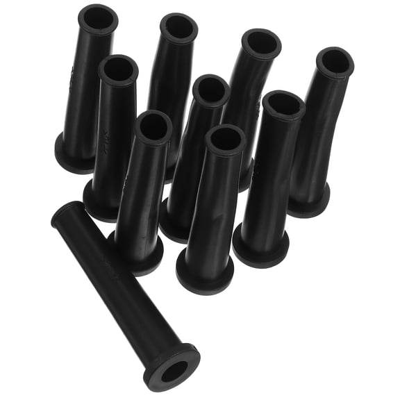 HEALEEP Rubber Cord Organizer Black for Home Use Cable Management 20Pcs