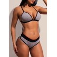 thumbnail image 2 of ABPHQTO Conjunto de bikini de natación deportivo gris para mujer, 2 of 5