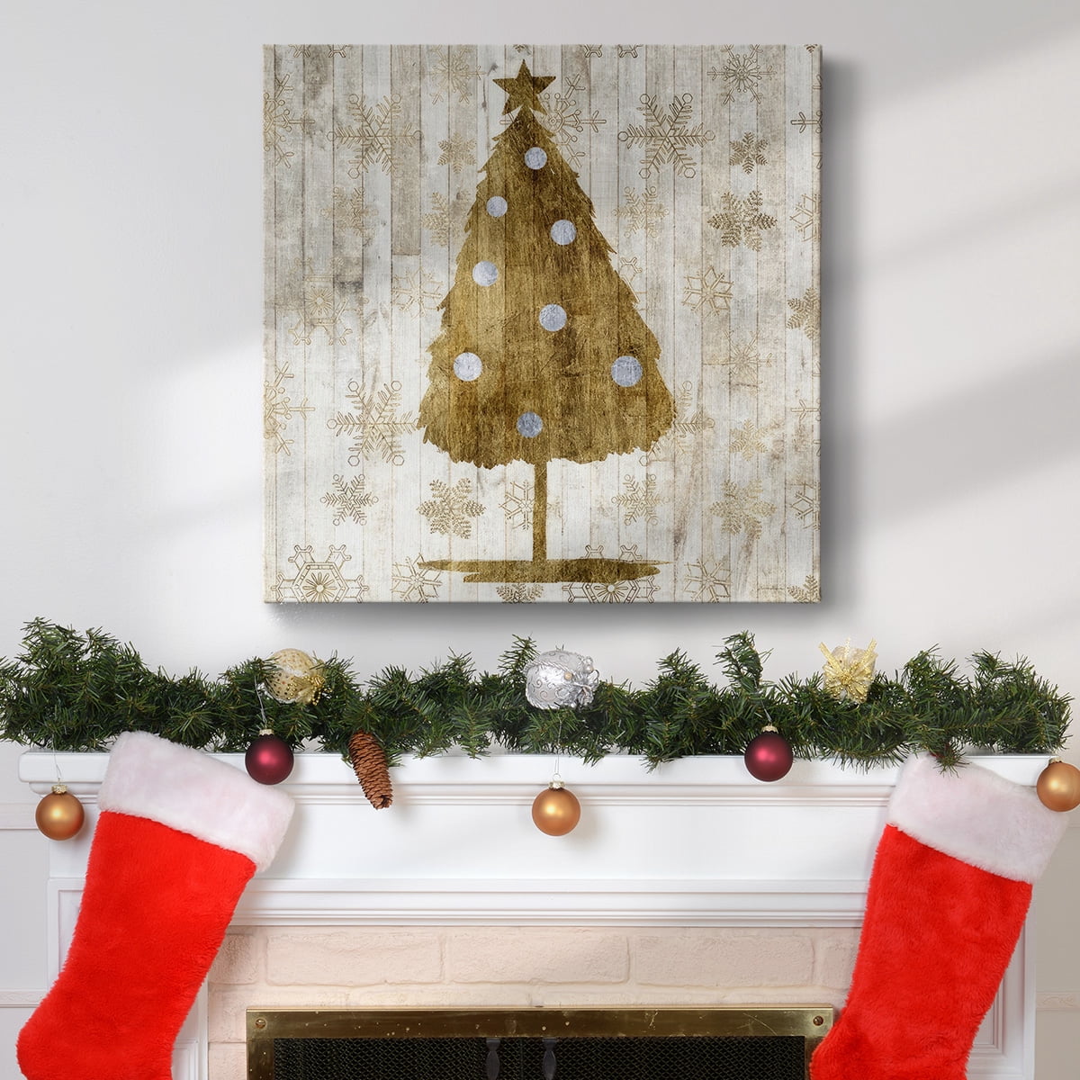 Sophisticated Christmas I- Gallery Wrapped Canvas