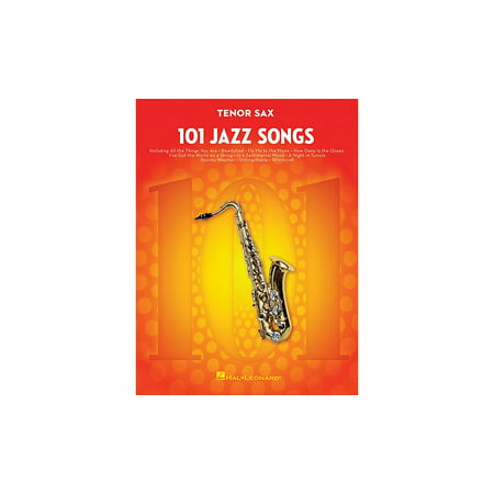 Hal Leonard 101 Jazz Songs for Tenor Sax Instrumental Folio Series (Best Beginner Tenor Sax)