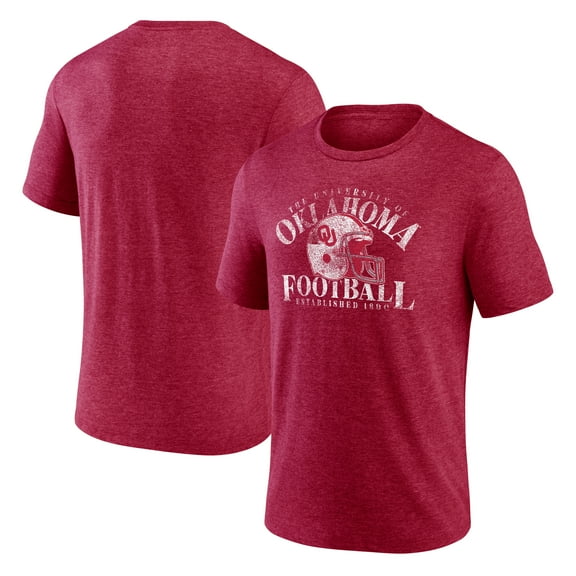 Men's Crimson Oklahoma Sooners The Goods Tri-Blend T-Shirt