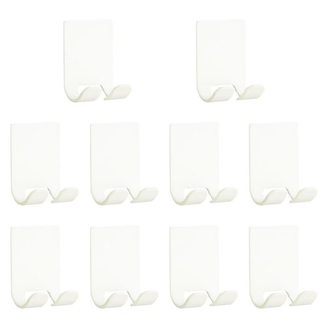 10 ganchos para afeitadora, ganchos para toallas de baño, multiusos, impermeables, autoadhesivos, para pared de ducha, colgador para afeitadora de