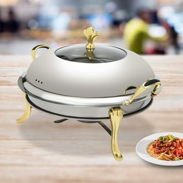 2.5L Food Container Warmer Chafing Dish Buffet Server 24cm Stainless Steel Catering Chafer