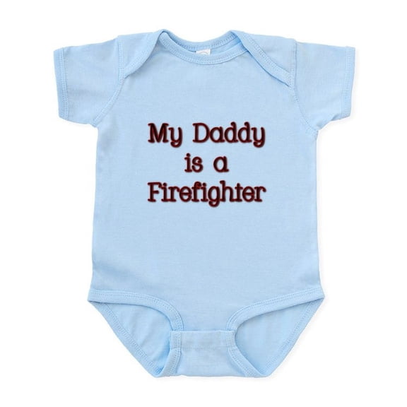 CafePress - My Daddy Is A Firefighter Infant Bodysuit - Baby Light Bodysuit, Size Newborn - 24 Months