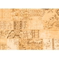 thumbnail image 1 of Ahgly Company Indoor Rectangle Patchwork Orange Transitional Area Rugs, 5' x 7', 1 of 1