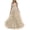A-Beige145, variant on Women's Floral Lace Maxi Dress Spaghetti Strap Tulle Flowy Wedding Long Gown