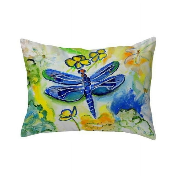 16 x 20 in. Dragonflys Garden No Cord Pillow