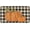 Plaid Pumpkin, variant on Fall Door Mat Outdoor Indoor Welcome Mats for Front Door Home Entrance Porch Fall Outdoor Decorations Fall Door Decor Pumpkin Decor Thanksgiving Switch Mat, Non Slip 17x30 Inch, Pumpkin
