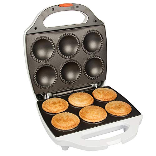 MasterChef Mini Pie and Quiche Maker Pie Baker Cooks 6 Small Pies and