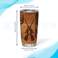 thumbnail image 3 of Personalized Hunting Gifts For Men - Deer Hunting Tumbler 20Oz Travel Coffee Mug Stainless Steel- Fathers Day Gift For Dad Him Boy Husband From Son Wife- Birthday Christmas Gifts For Hunters, 3 of 7
