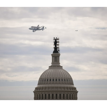 Retiring Space Shuttle Discovery Atop A Nasa 747 History