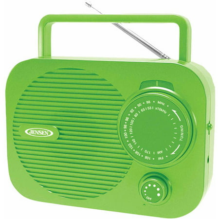 Jensen Mr-550-g Portable AM/FM Radio, Green