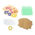 thumbnail image 2 of Kit de manualidades con ramo de flores, adorno, regalo creativo, flores, papel, manualidades, hazlo tú mismo. 48 piezas, 2 of 9