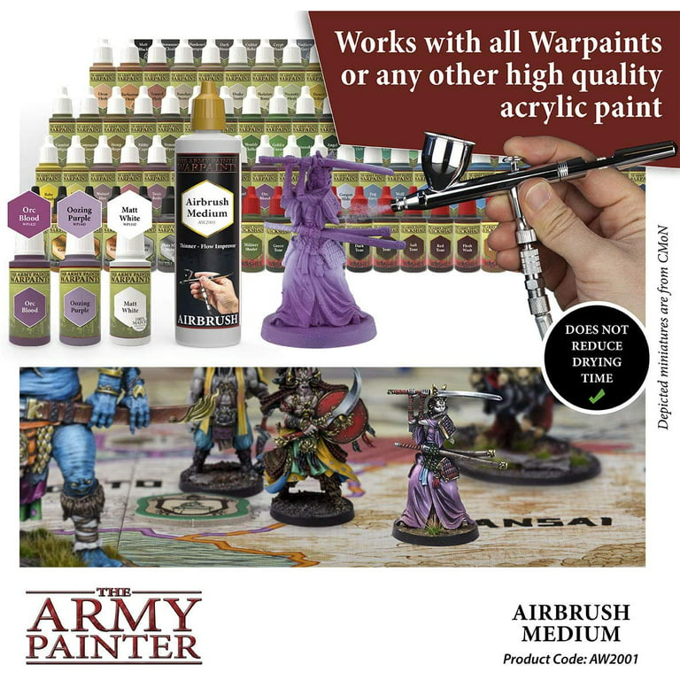 $2/mo - Finance The Army Painter Airbrush Medium - Non-Toxic Water-Based Acrylic  Airbrush Thinner & Flow Improver – Airbrush Paint Thinner for Acrylic Paint  for Tabletop Roleplaying and Miniature Model Painting