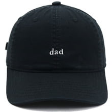 Gorra de béisbol, sombreros lisos de algodón con bordado DAD