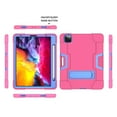 thumbnail image 6 of Dteck Case For iPad Pro 12.9" 5th Generation 2021,Shockproof Rubber Kickstand Case 3-Layer Protection Heavy Duty Cover for iPad Pro 12.9-inch 5th Gen 2021,Rose+Blue, 6 of 7