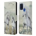 thumbnail image 1 of Head Case Designs Officially Licensed Simone Gatterwe Horses White On The Beach Leather Book Wallet Case Cover Compatible with Samsung Galaxy A21s (2020), 1 of 6