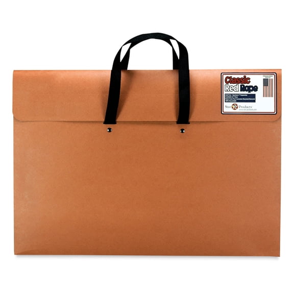 Star Products Wallet Portfolio - 20" x 26" x 2", Red, With Handles