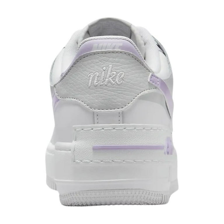 Women's Nike AF1 Shadow White/Lilac Bloom-Photon Dust (FN6335 102