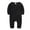Black, variant on Coerni New Born Baby Solid Bodysuits Romper Toddler Girls Boy Button Crawl Clothing Athletic Onesie Cutest Fall Clothes Outfit