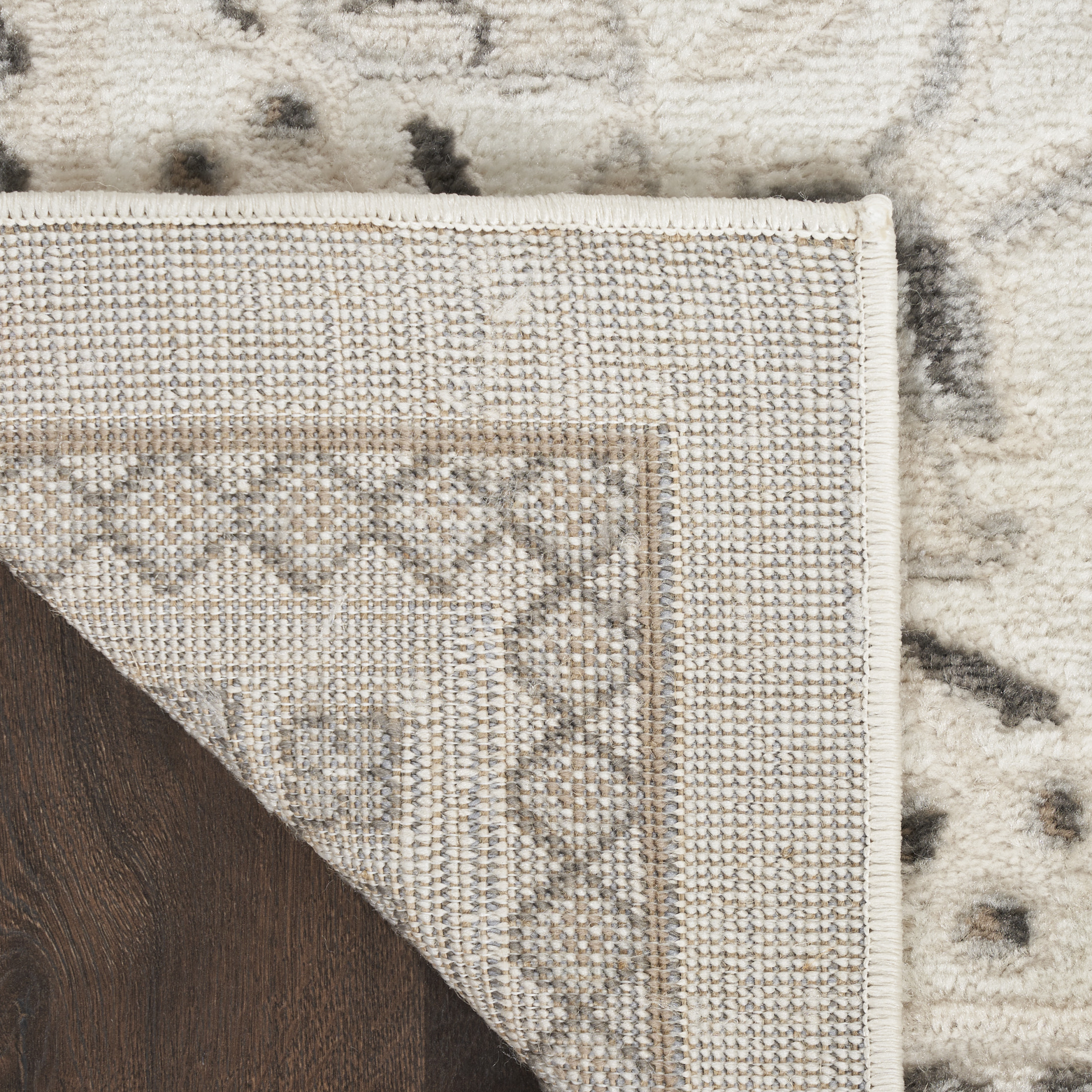 Nourison Serenity Home 10' x 14' Ivory Mocha Vintage Indoor Rug