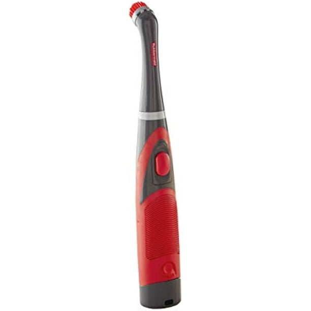 Rubbermaid Reveal Cordless Battery Power Scrubber, Red, MultiPurpose