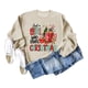thumbnail image 4 of Sweat-shirt ample à col rond pour femmes, chemises graphiques de vacances, pulls de noël, haut, 4 of 8