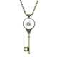 thumbnail image 1 of Cara de máscara Llavero Collar Colgante Bandeja Cadena Embellecida Unbranded M, 1 of 3
