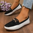 thumbnail image 3 of Dakaela Casual Slip on Shoes for Women Driving Walking Dress Loafers Round Toe Ballet Nurse Shoes, 3 of 8