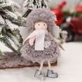 thumbnail image 4 of Advancent Colgantes de Navidad Suave Mini Muñeco de Lana Encantador Árbol de Navidad Decoraciones Juguetes de Peluche Apariencia Exquisita Kits de decoración para fiestas Gris, 4 of 6