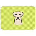 thumbnail image 1 of Checkerboard Lime Green Yellow Labrador Mouse Pad, Hot Pad Or Trivet, 7.75 x 9.25 In., 1 of 1