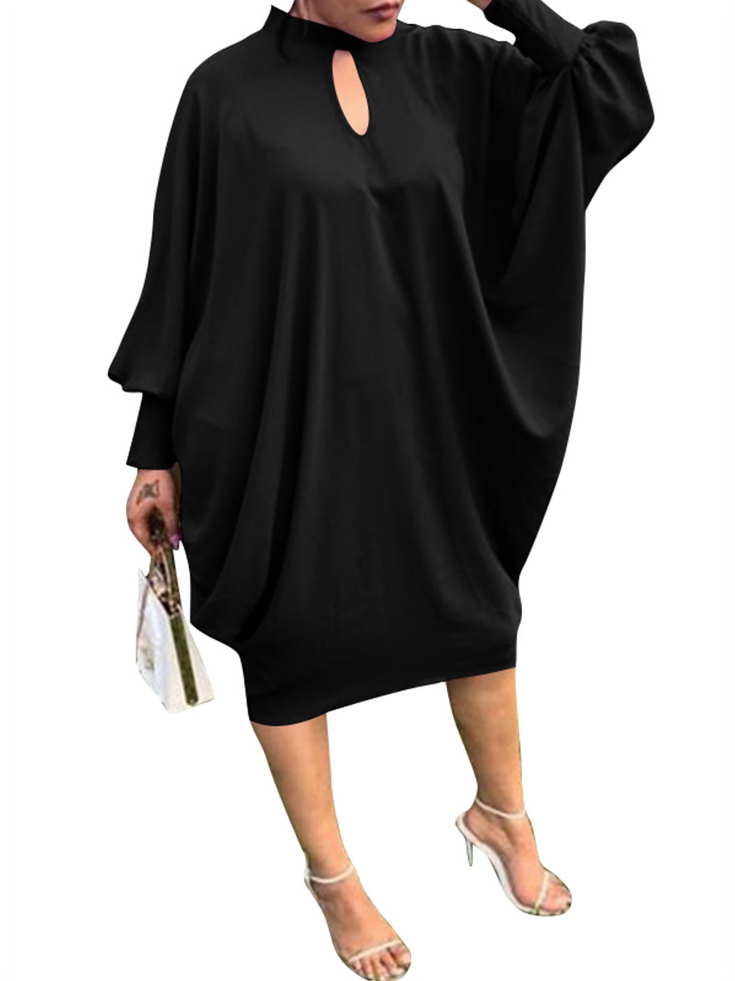 Women's Long Sleeve Mock Neck Batwing 