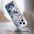 thumbnail image 3 of For iPhone 16 Pro Max 6.9 Epoxy Glitter Butterfly Ornaments Design HQ Metal Buttons Hybrid - 1, 3 of 3