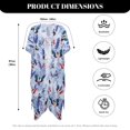 thumbnail image 6 of HELLHERO High Quality Fabrics Bathing Suit Cover Up for Beach Lightweight Free Size Long Kimono Swimsuit Cover Up Butterfly Floral, 6 of 6