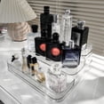 thumbnail image 2 of Expositor de Perfume de 3 niveles, organizador de cosméticos transparente acrílico, estante expositor de esmalte de uñas para tocador, soporte para productos para el cuidado de la piel, 2 of 8