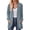 Blue, variant on Cardigan for Women Rib Knit Long Sleeve Tops Casual Lightweight Open Front Cardigans with Pockets