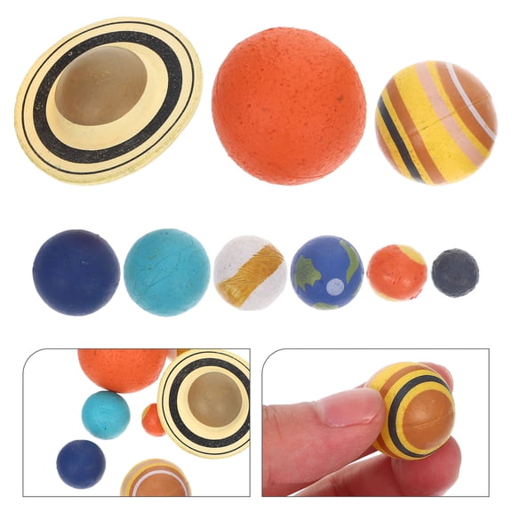 LOLIPPYY 1Set Solar System Planet Model Kit with Assorted Colors Made from Durable ABS Material for Home