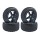 thumbnail image 2 of 2x 4 juegos de Neumáticos de Ruedas de coche Baoblaze Piezas de actualización para vehículos todo terreno 87 mm, 2 of 8