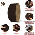 thumbnail image 3 of ELW 9-10 oz. 3.5-4mm Crazy Horse Full Grain Cowhide Genuine Leather Strap for Crafts  Size: 1"x40" 2.5x102cm  Blank Belts, DIY, Tooling, Jewelry, Wrapping, Straps, Heavy Duty  Dark Brown, 3 of 7