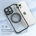 thumbnail image 2 of Dteck Magnetic Case for iPhone 16 Pro,Shockproof Matte PC+TPU Case Compatible with MagSafe – 360° Rotatable Kickstand Back Cover Built-in with Smart Buttons for iPhone 16 Pro,Black, 2 of 9