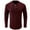 Wine, variant on Fall Shirts for Men Autumn Winter New Leisure Sweater Long Sleeve Round-Neck Blouses & Shirts