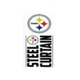 thumbnail image 1 of Pittsburgh Steelers Autocollants en Vinyle Découpés Double Up, 1 of 1